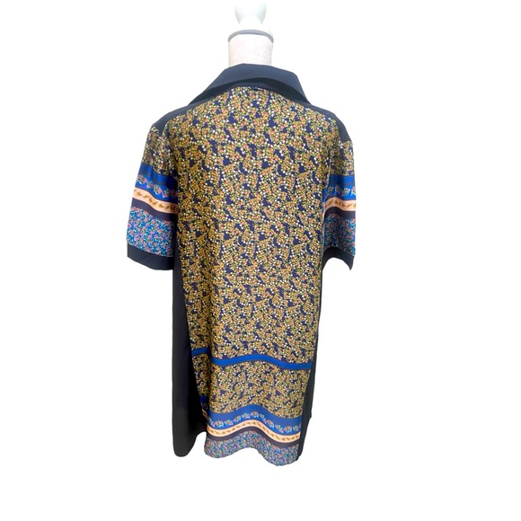 Asos Curve short sleeve button down shirt dress mixed cherry blossom print 16 - Picture 10 of 12